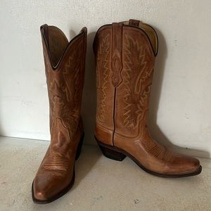 Authentic leather cowboy boots women’s 6